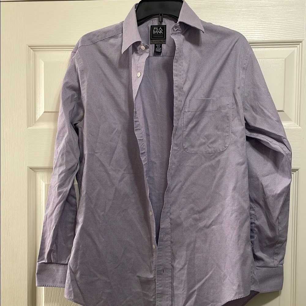 Jos. A. Bank Lavender Casual Button Down Shirt